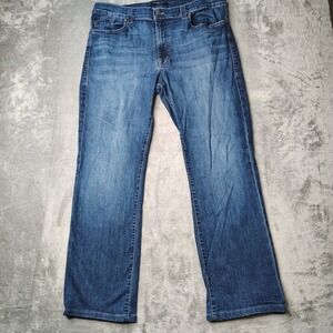 Fidelity Denim Jeans Mens 38 Straight Leg 50-11 Komodo Medium Wash‎ Pants